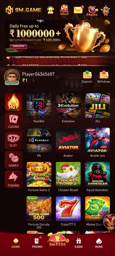 9M Game Aviator JILI Slots Android Online Gaming
